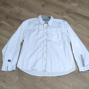 John Lennon & McCartney Shirt I'll Cry Instead Men XL White Button